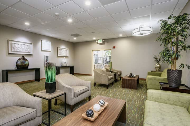 Lobby sitting area